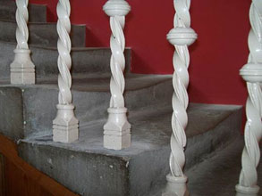 Concrete steps worn by up to 50mm