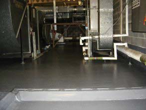 Belzona 5231 (SG Laminate) used to repair and protect leaking floor without disruptions to the hospital operations